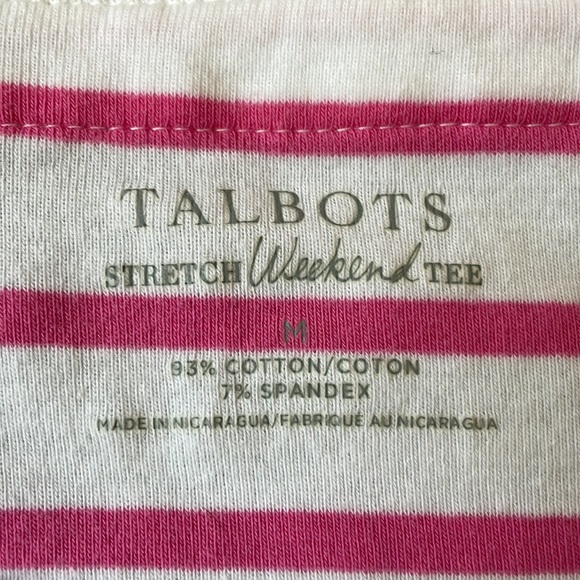 Talbots stretch weekend Tee - size M - Picture 3 of 5